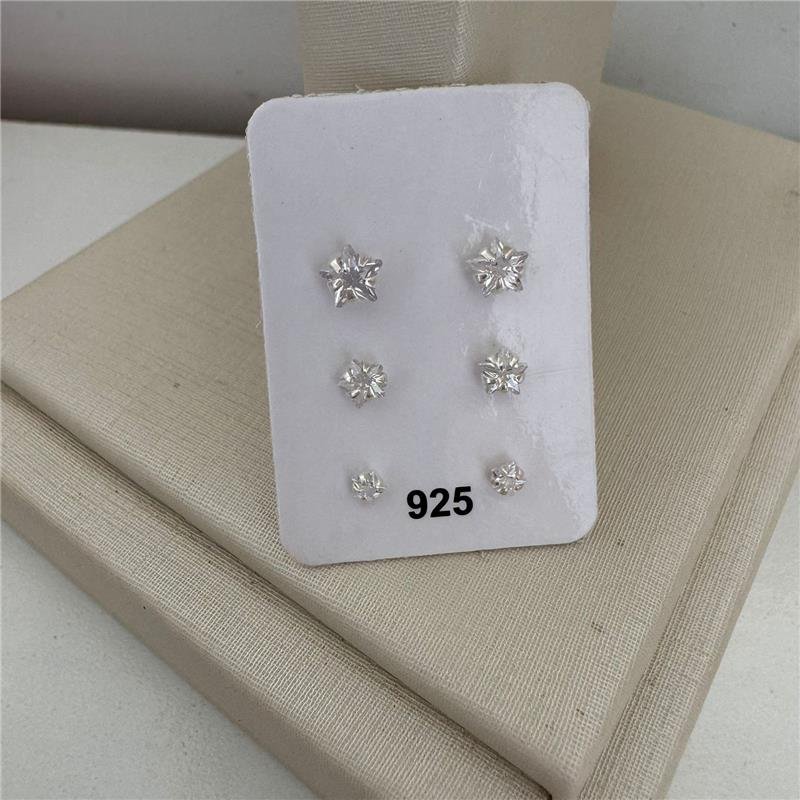 TRIO ZIRCONIA ESTRELA CRISTAL 