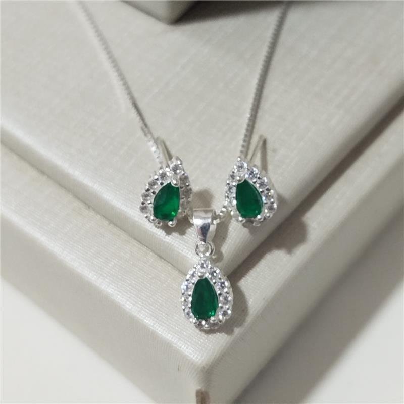 CONJUNTO ESMERALDA GOTA LUXO