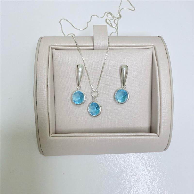 CONJUNTO REDONDO AZUL