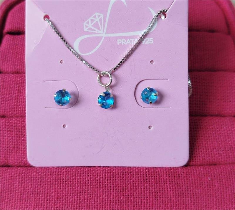 CONJUNTO REDONDO AZUL