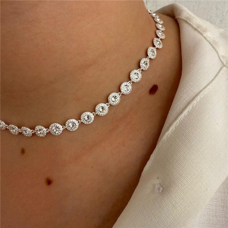 COLAR SWAROVSKI CRAVEJADO