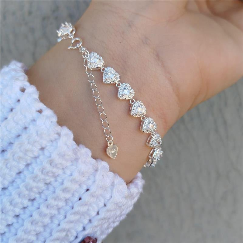 PULSEIRA SWAROVSKI CORAÇÃO