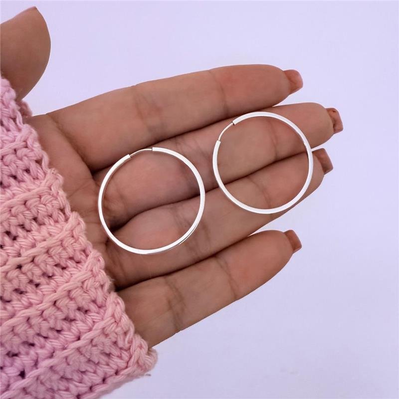 ARGOLA FIO QUADRADO 2,8CM