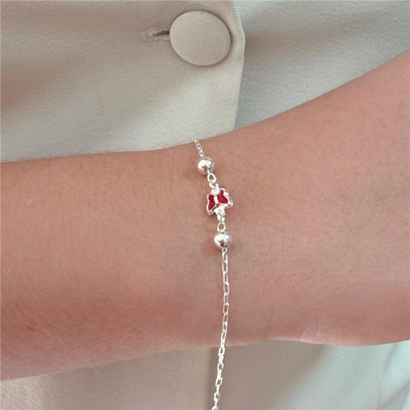 PULSEIRA BORBOLETA COM ESFERAS