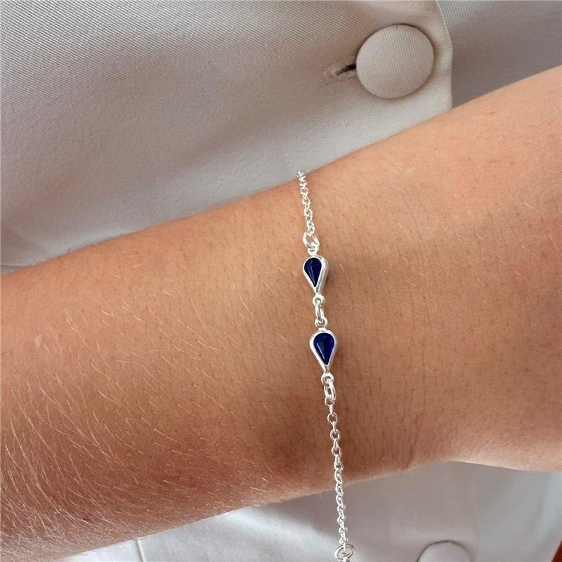 PULSEIRA GOTAS AZUL ESCURO
