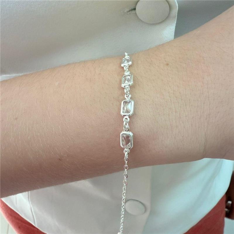 PULSEIRA RETANGULAR CRISTAL