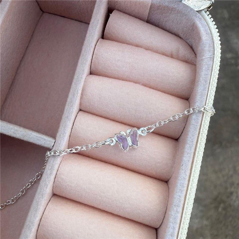 PULSEIRA BORBOLETA ROXO