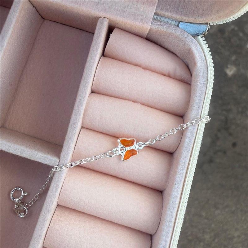 PULSEIRA BORBOLETA LARANJA