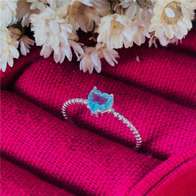 SOLITÁRIO CORAÇÃO AZUL CLARO