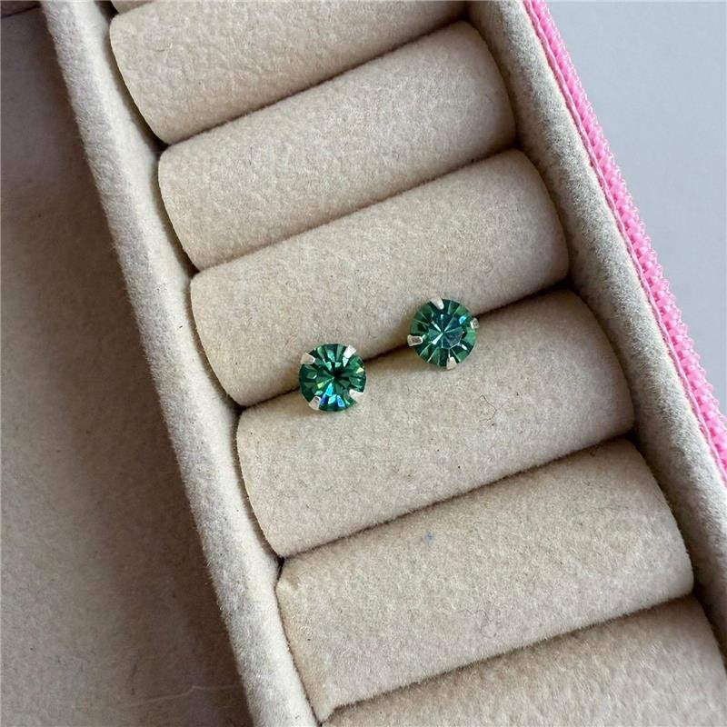 BRINCO REDONDO VERDE RELUZENTE