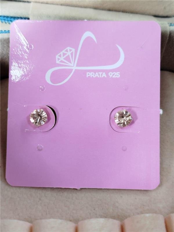 BRINCO REDONDO ALARANJADO CLARO