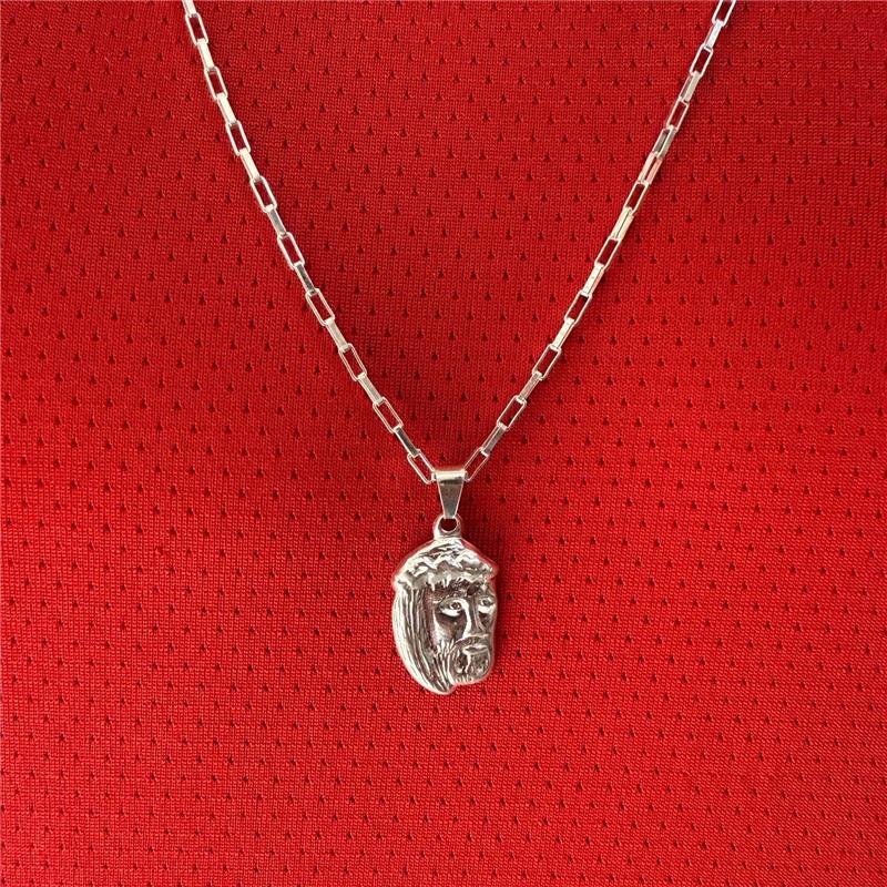 CORRENTE TIJOLINHO COM JESUS