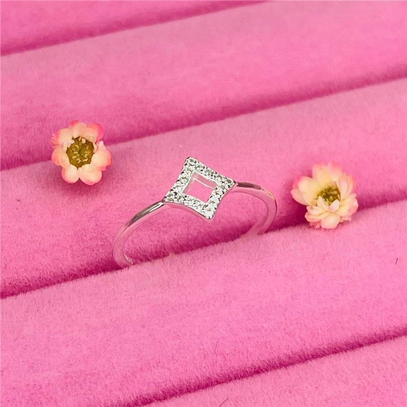 ANEL LOSANGO CRAVEJADO