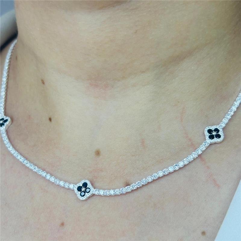 COLAR CRAVEJADO IMPORTADO TREVOS BLACK