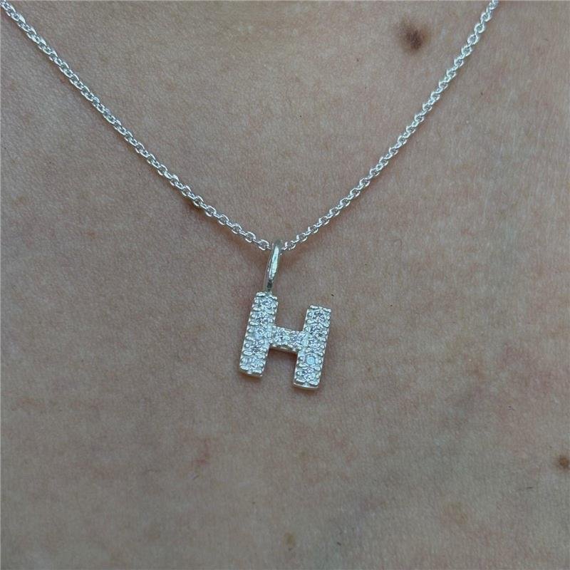 COLAR CARTIER LETRA H