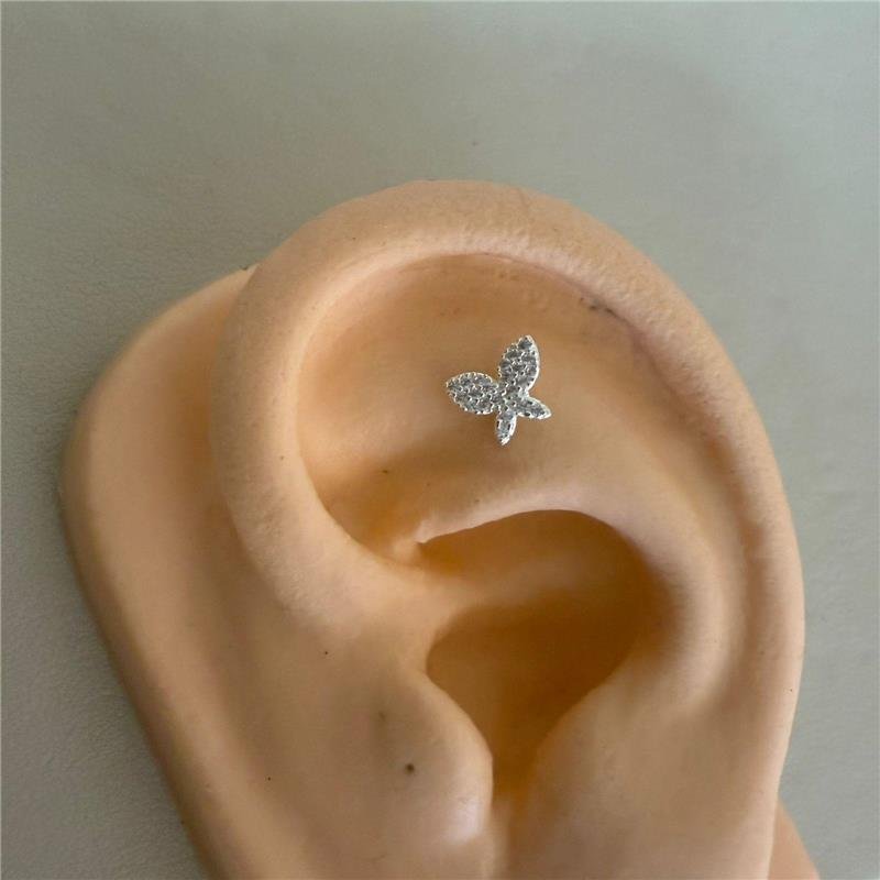 PIERCING PARA CARTILAGEM BORBOLETA