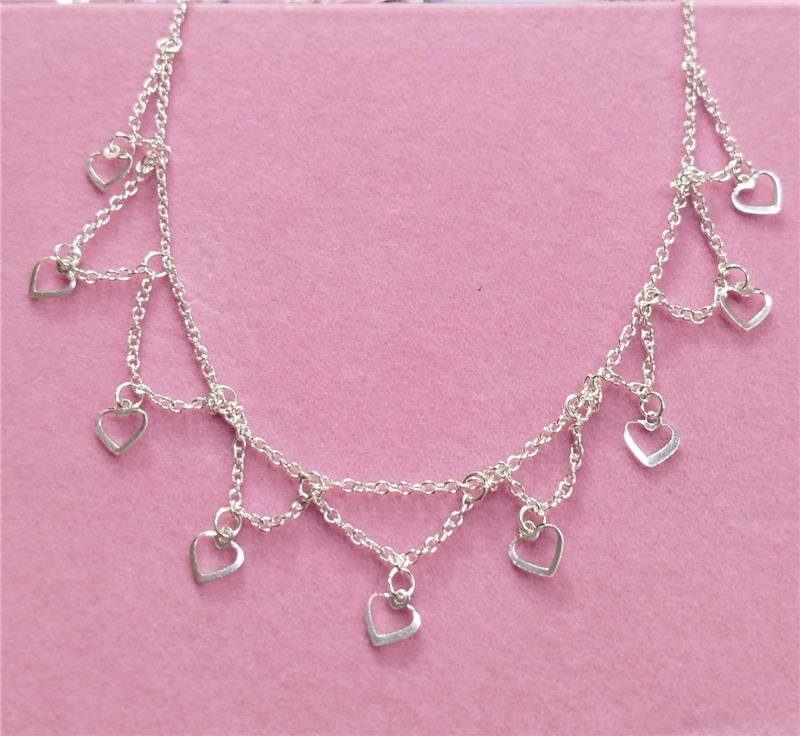 TORNOZELEIRA INDIANA CORAÇÕES VAZADOS