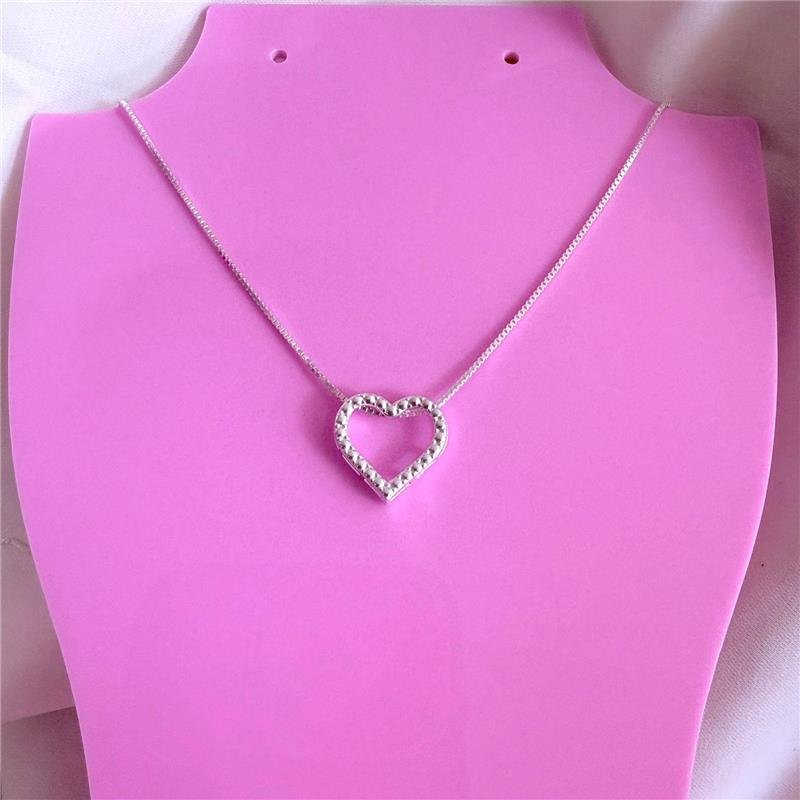 COLAR CORAÇAO VAZADO G