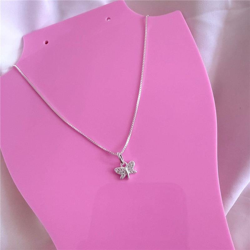 COLAR MARIPOSA CRAVEJADA