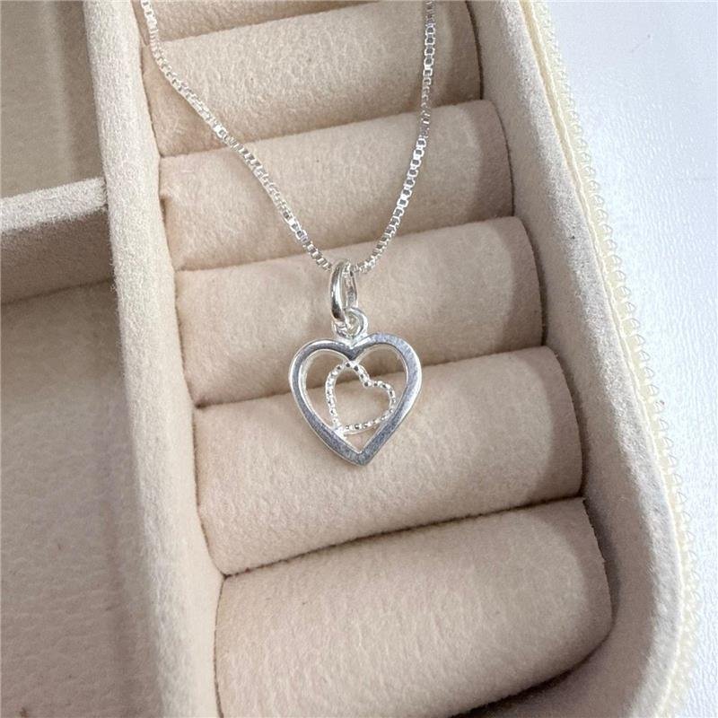 COLAR DUPLO CORAÇAO