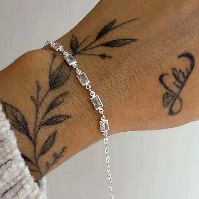 PULSEIRA CRISTAL RETANGULAR