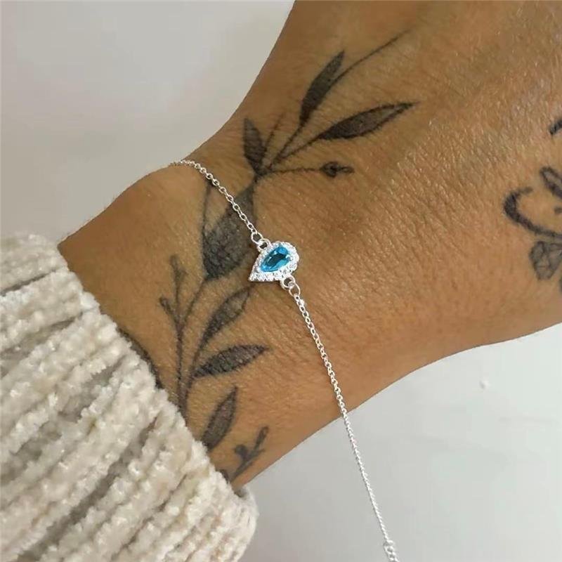 PULSEIRA GOTA AZUL LUXO