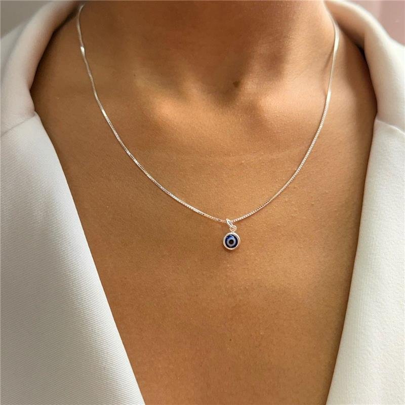 COLA OLHO GREGO AZUL ESCURO