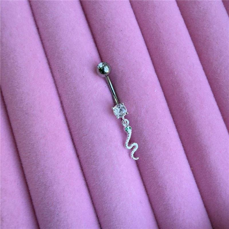 PIERCING UMBIGO COBRINHA