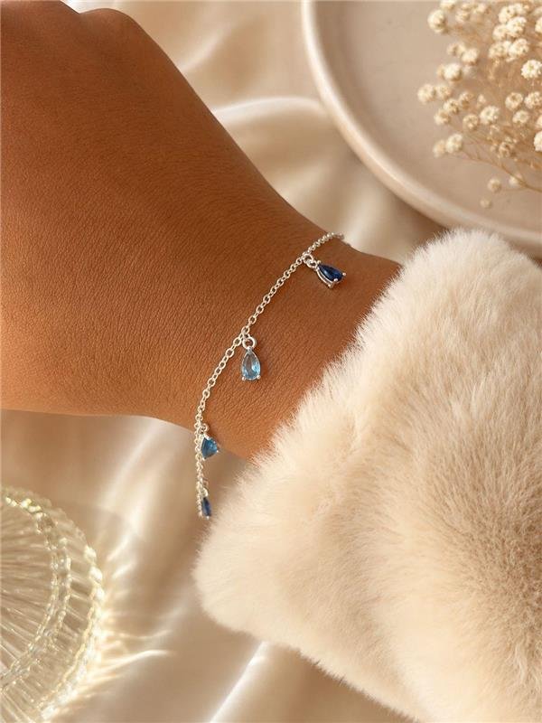 PULSEIRA GOTAS AZUL 